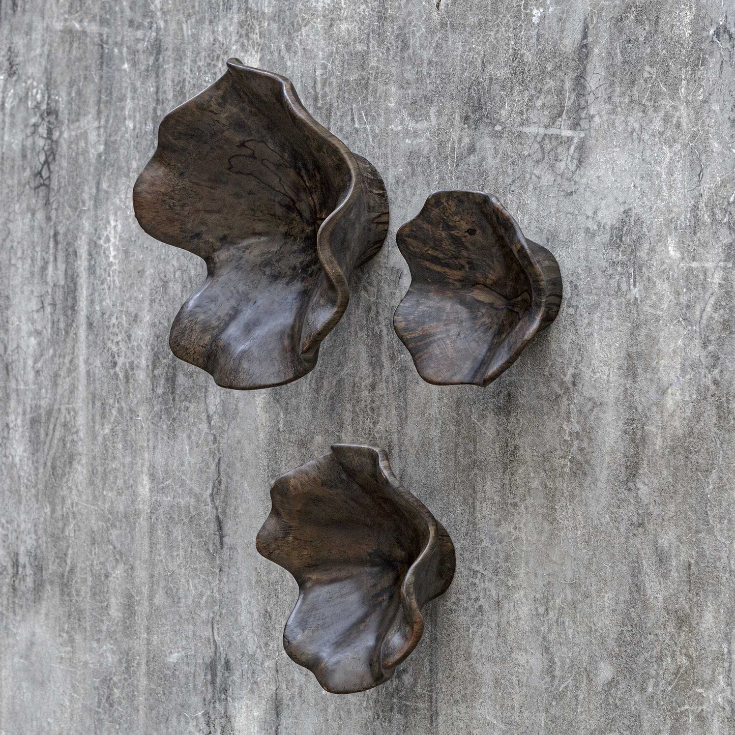Uttermost Two Wood Wall DÌĮÕÌâå©cor In Mocha Set/3