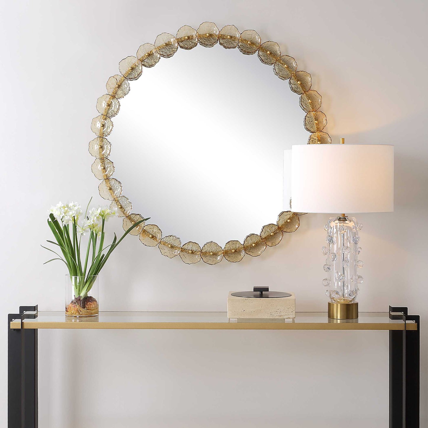 Uttermost Nolina Round Mirror