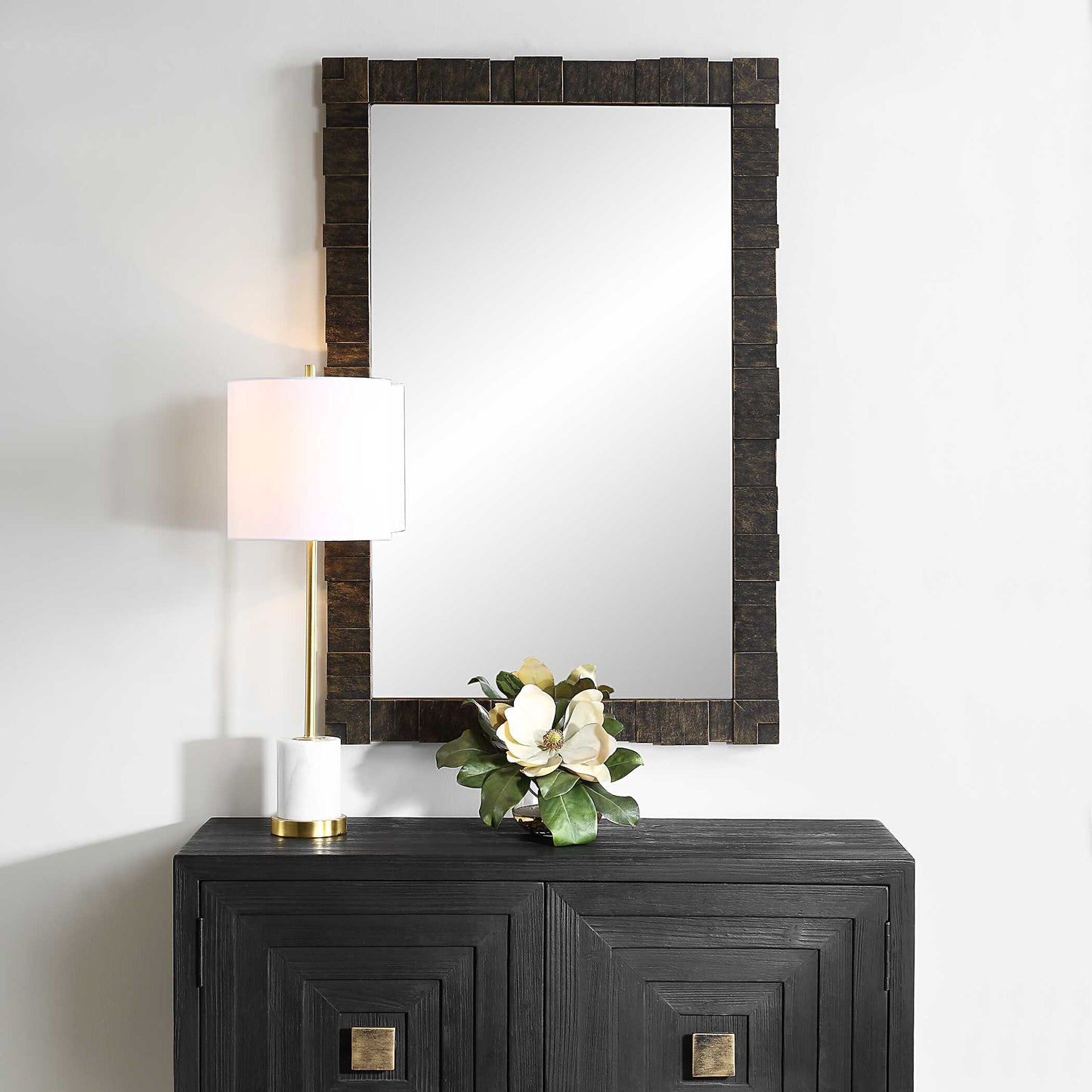 Uttermost Bustelo Dark Bronze Mirror