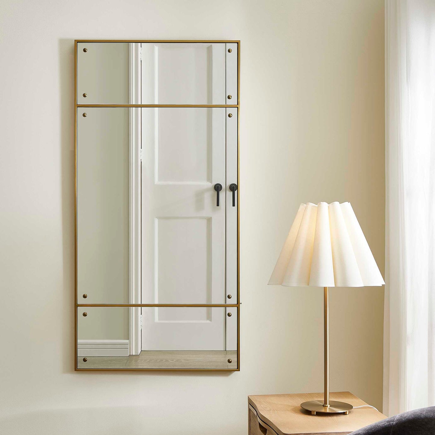 Uttermost Wrenton Brass Rectangular Mirror