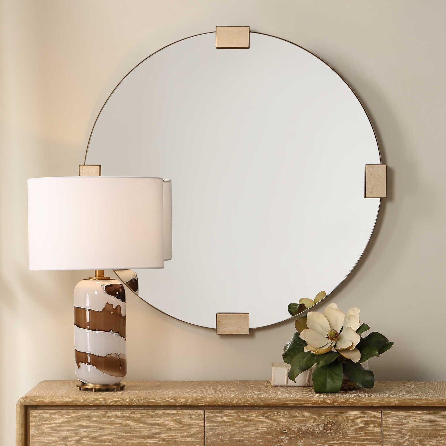 Uttermost Russo Travertine Mirror