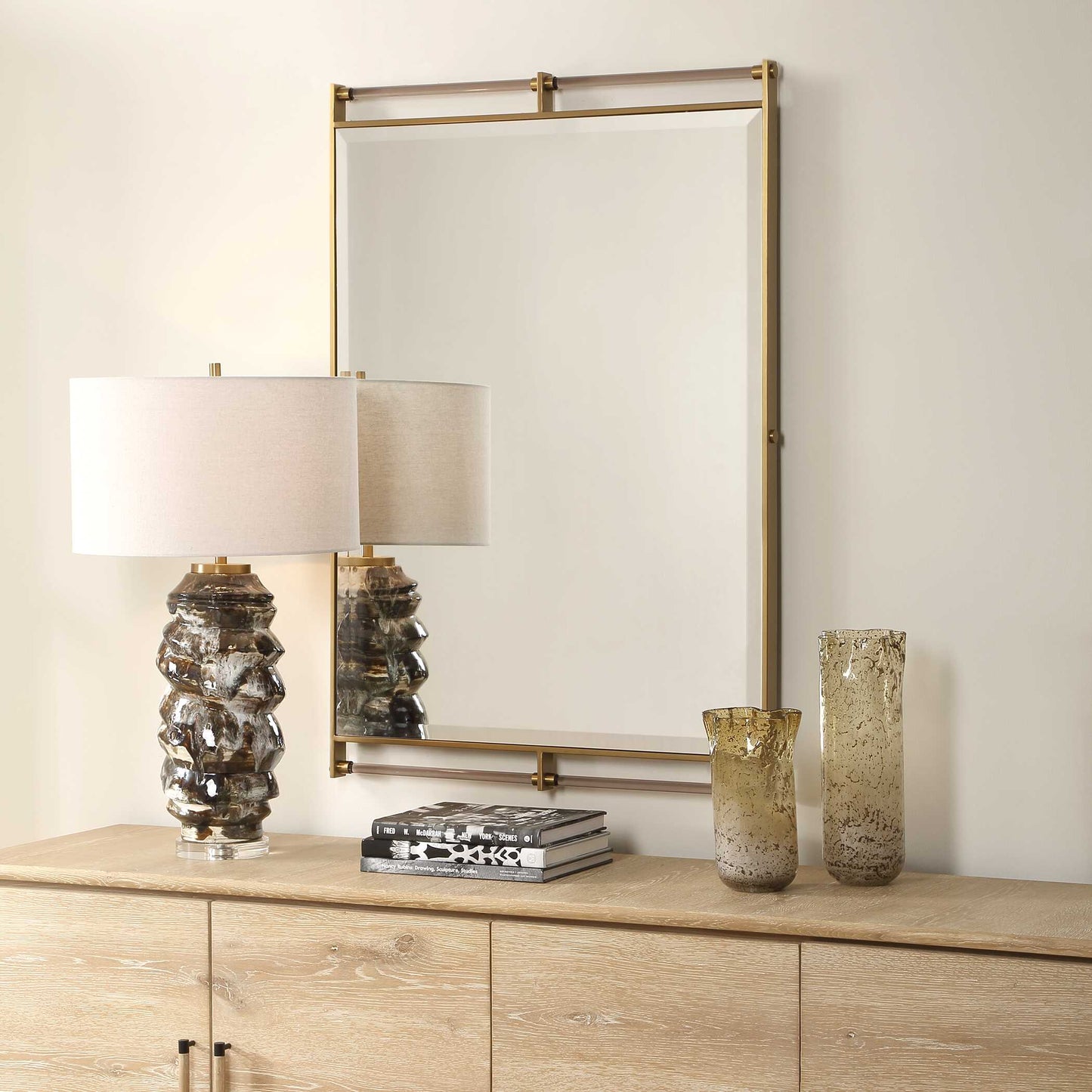 Uttermost Ripoll Antique Brass Mirror