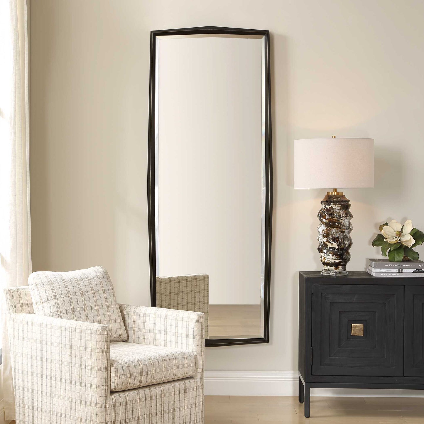 Uttermost On Point Tall Bronze Mirror