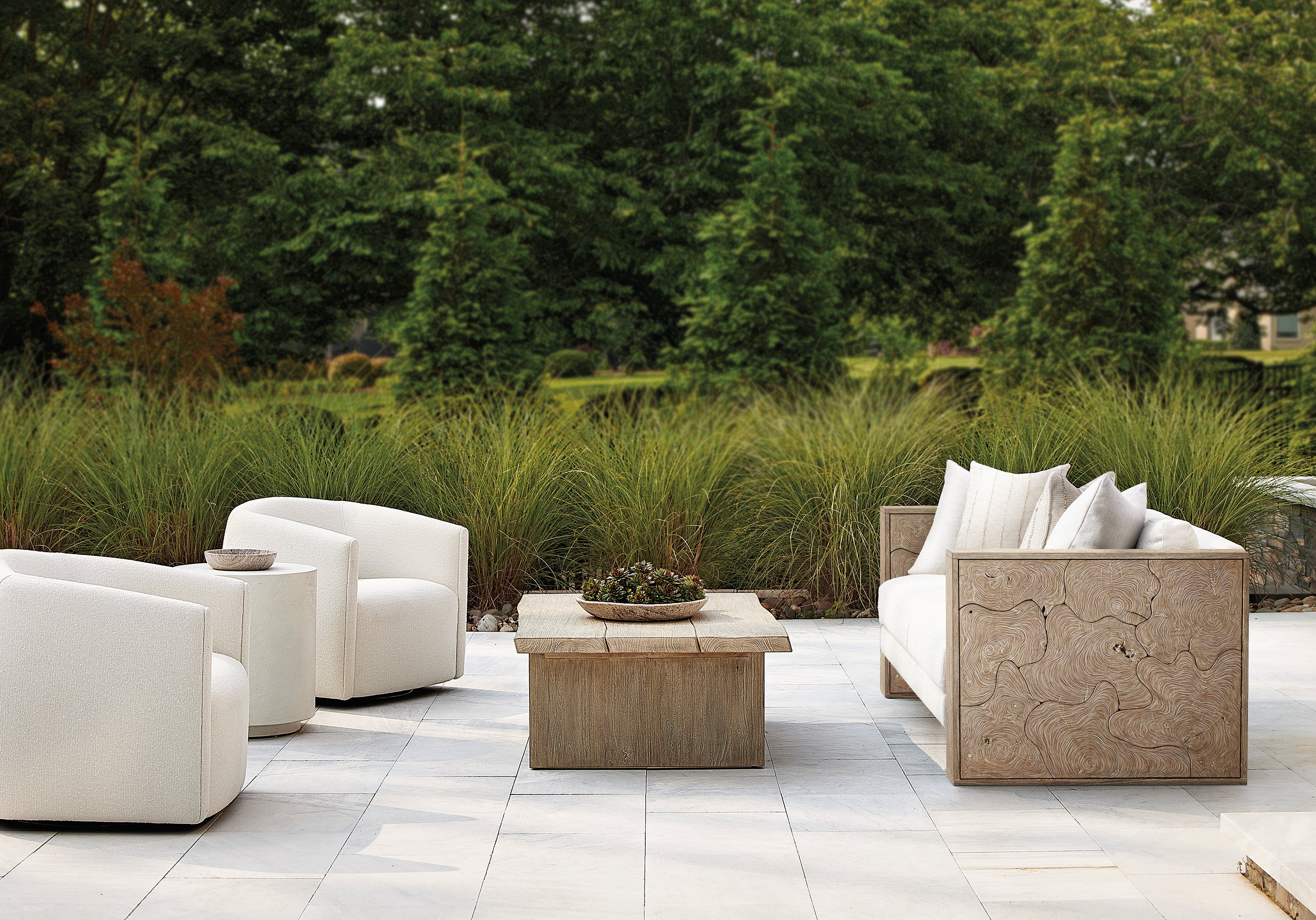 Aline Custom Quick Ship Swivel Chair - Thumbnail 5