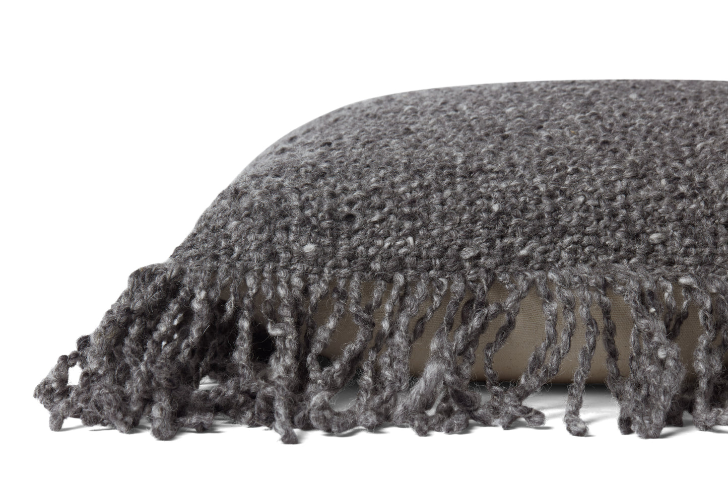 Loloi PLL0033 Charcoal 18" x 18" Cover Only Pillow