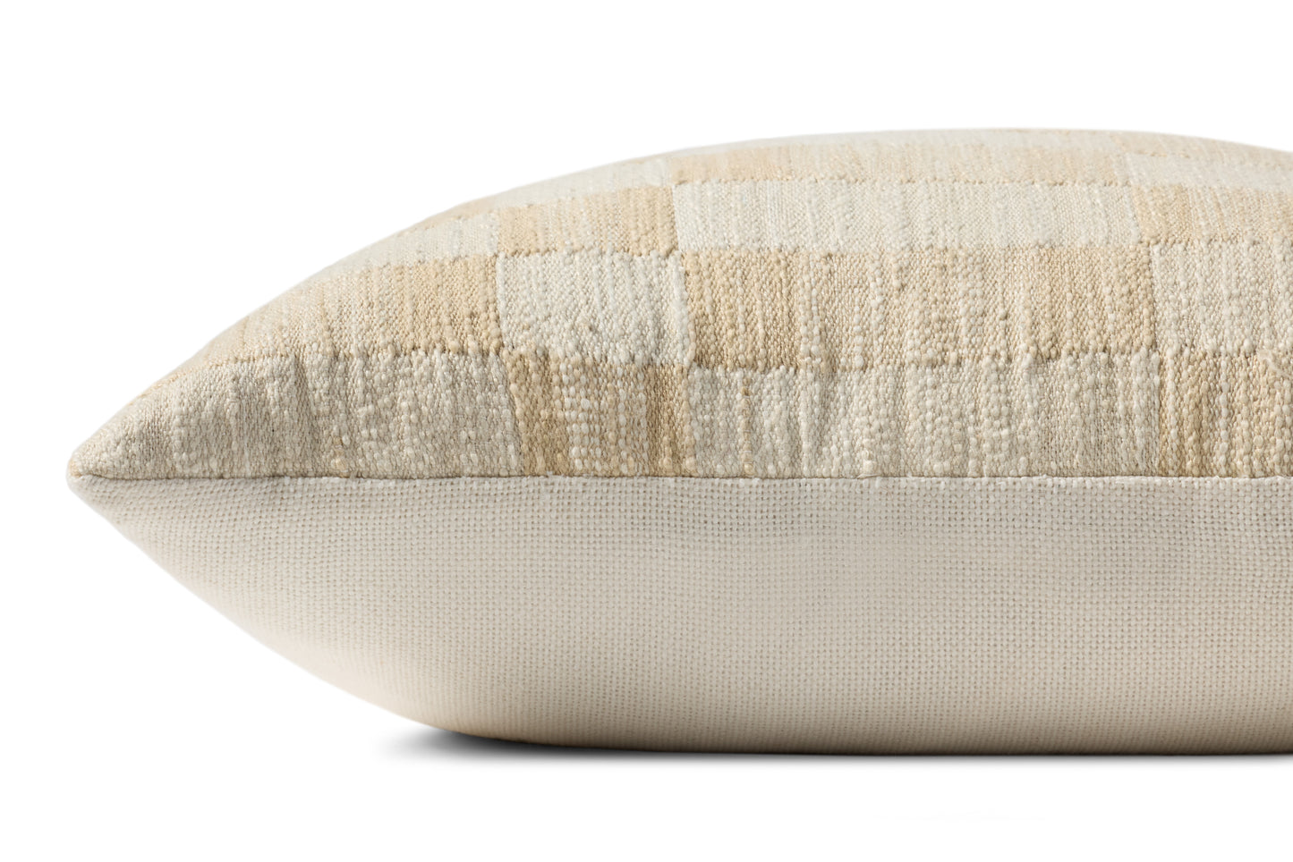Amber Lewis x Loloi Adams Sand / Ivory 18'' x 18'' Pillow Covery Only