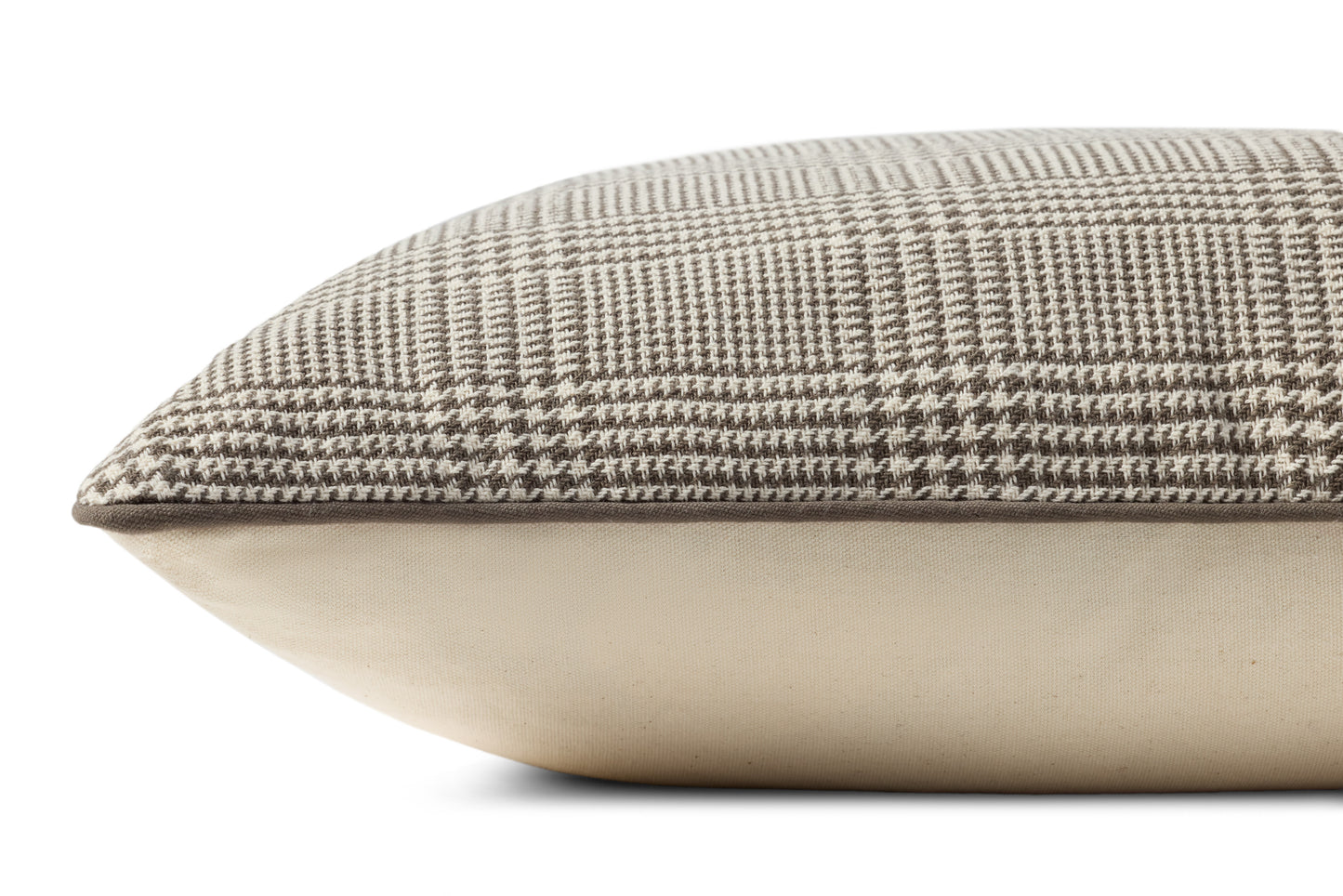 Amber Lewis x Loloi Navarro Grey 22'' x 22'' Pillow Covery Only