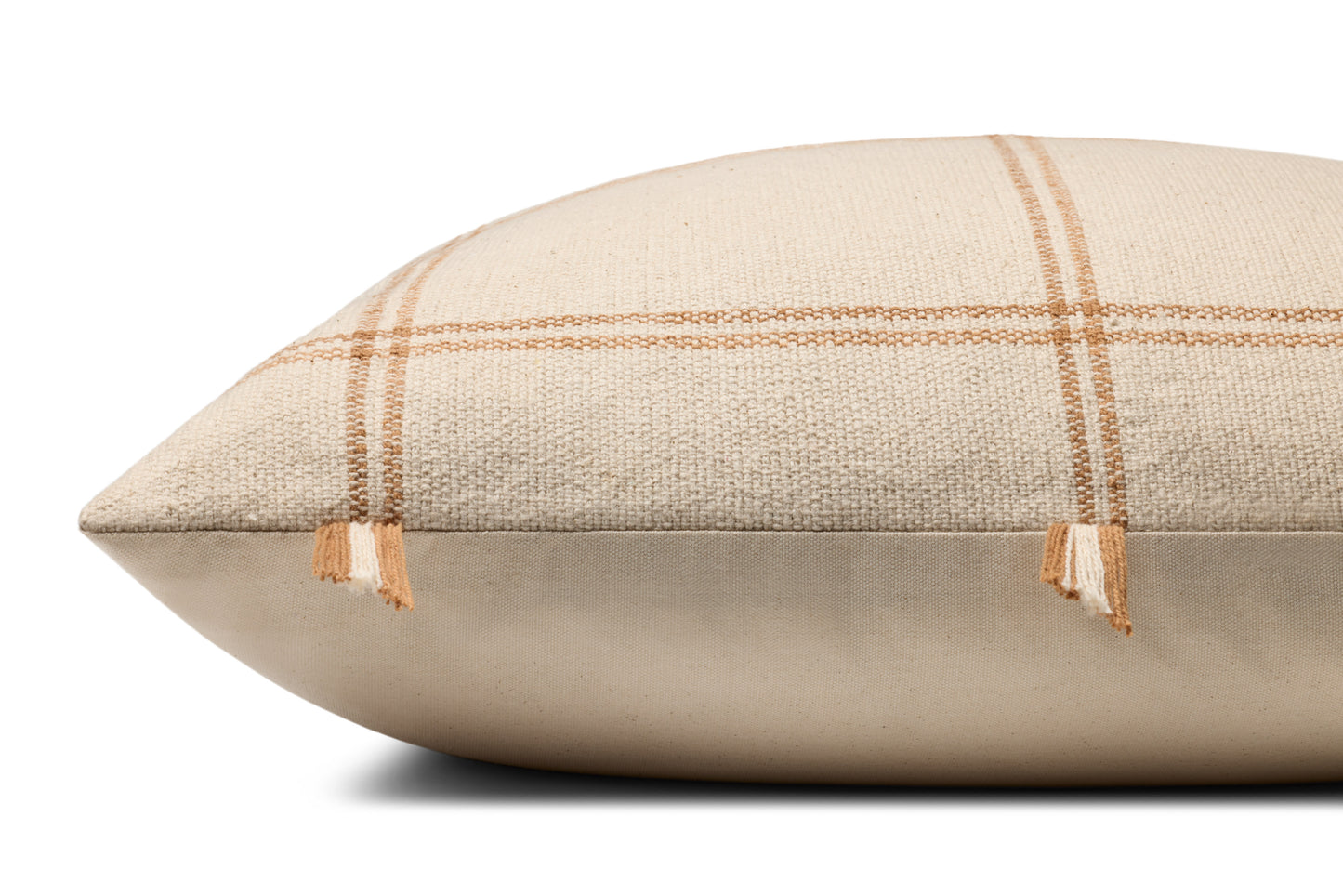 Amber Lewis x Loloi Lainey Natural / Amber 24'' x 24'' Cover w/Down Pillow