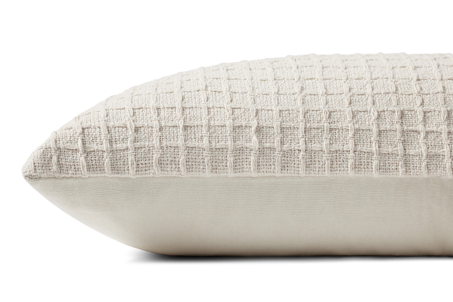 Jean Stoffer x Loloi PJS0015 Ivory 12'' x 27'' Cover w/Poly Pillow