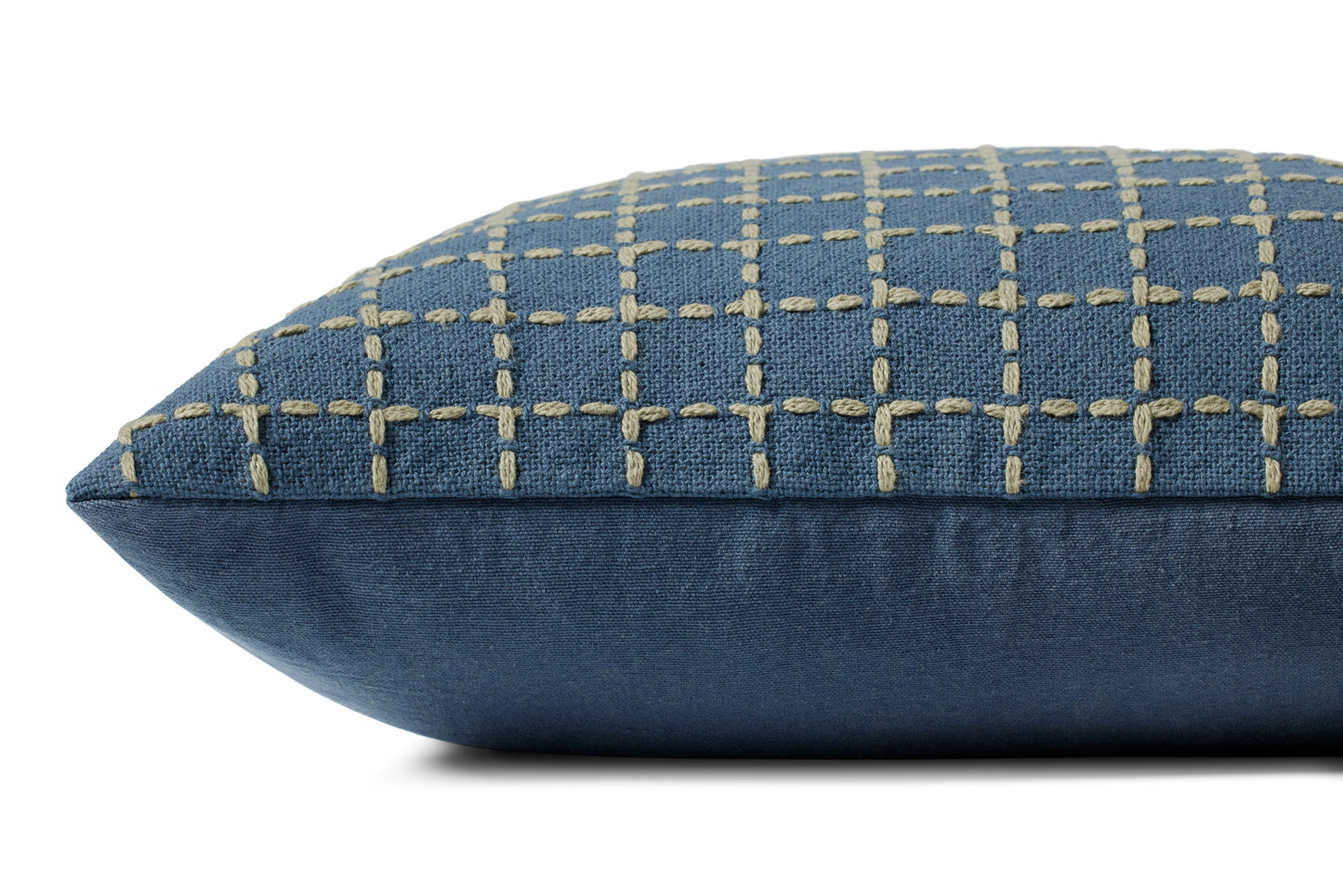 Jean Stoffer x Loloi PJS0017 Blue / Green 18'' x 18'' Cover Only Pillow