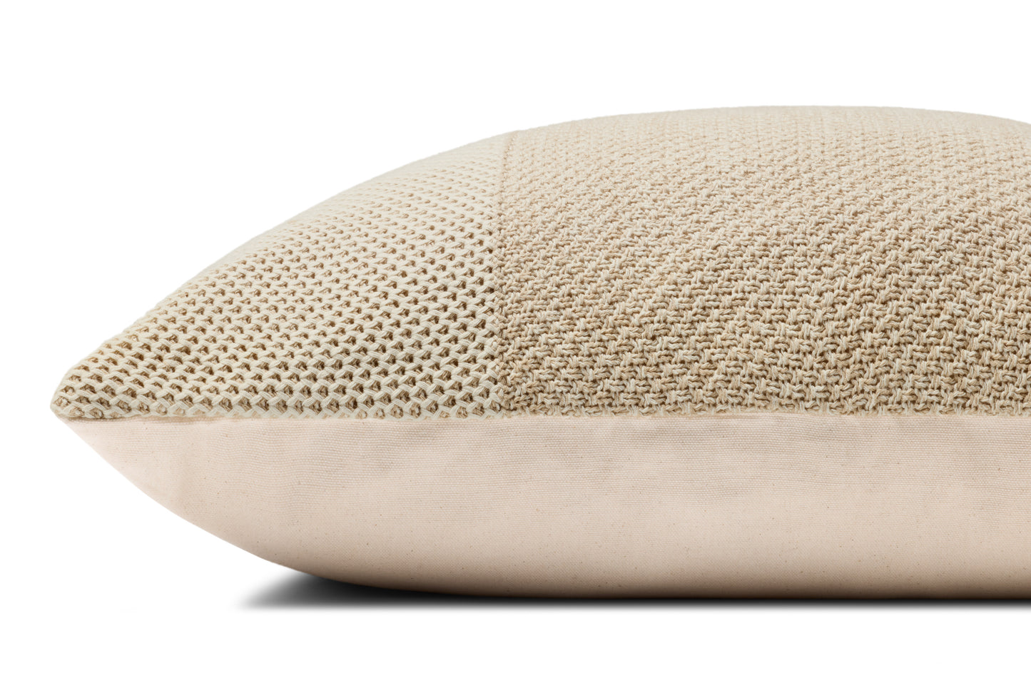 Loloi Ivory / Beige 22'' x 22'' Cover w/Poly Pillow