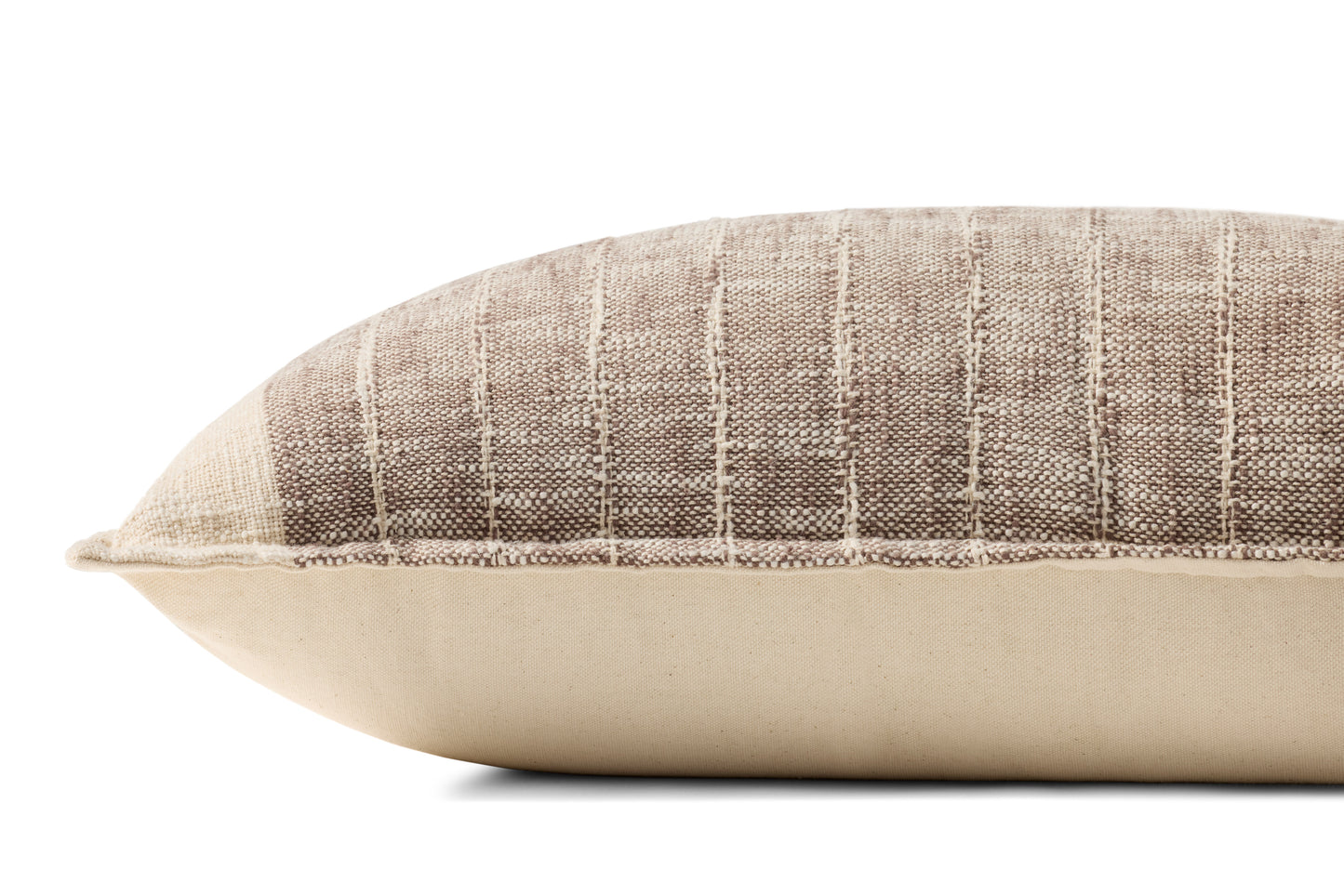Loloi Brown / Ivory 16'' x 26'' Cover Only Pillow