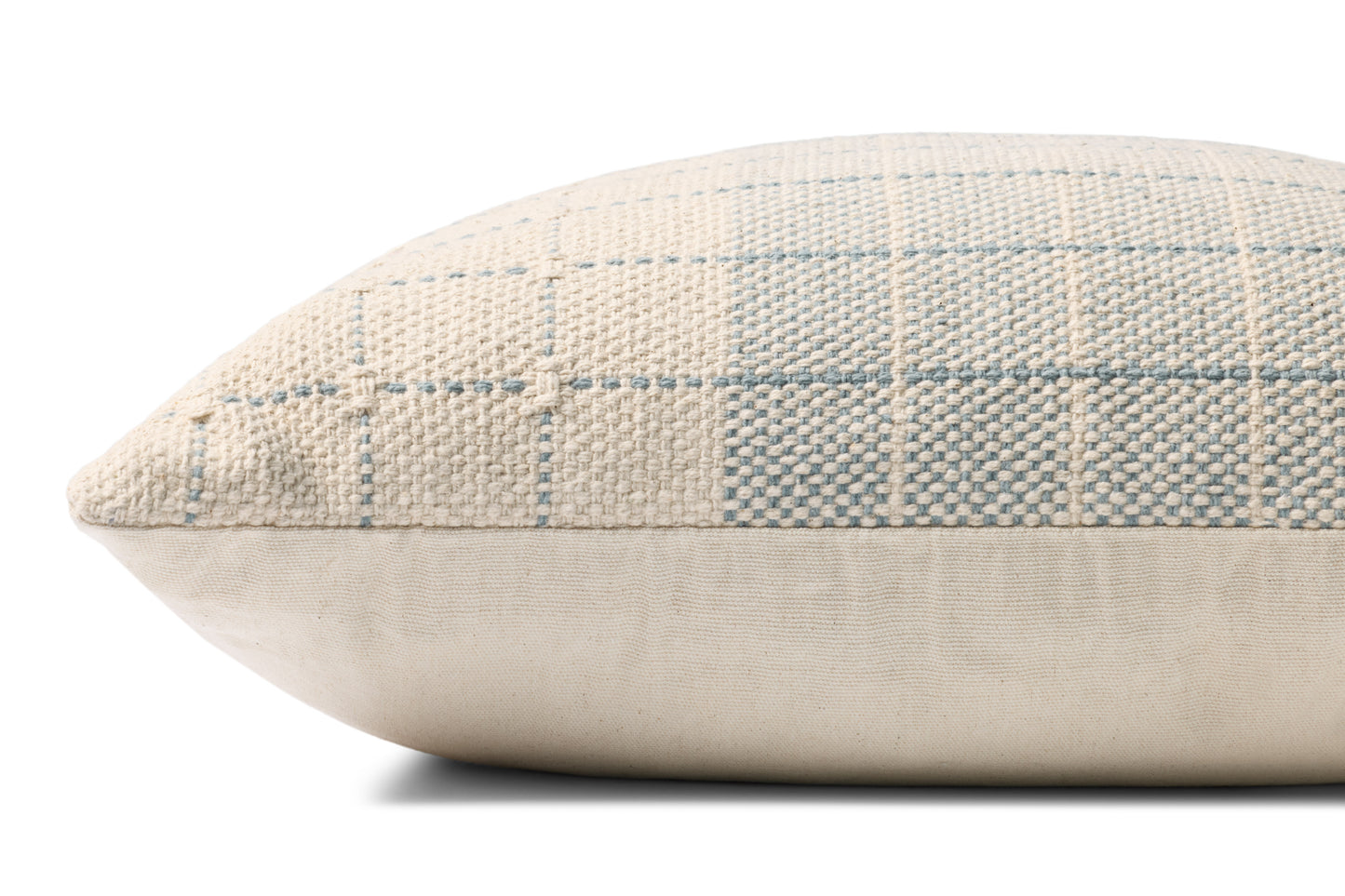 Loloi PLL0193 Blue / Natural 22'' x 22'' Cover w/Poly