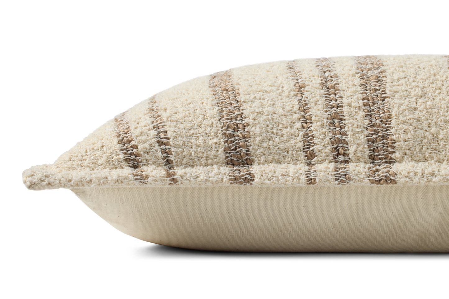 Brigette Romanek PBR0011 Natural / Tan 12'' x 27'' Cover Only Pillow