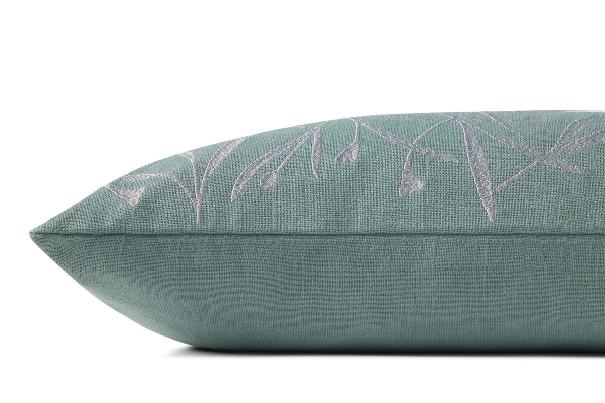 Brigette Romanek x Loloi Blue 12'' x 27'' Cover w/Poly Pillow