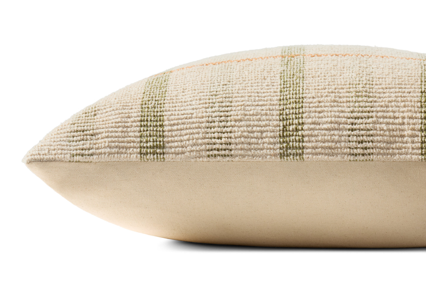 Loloi Ivory / Green 20'' x 20'' Cover Only Pillow