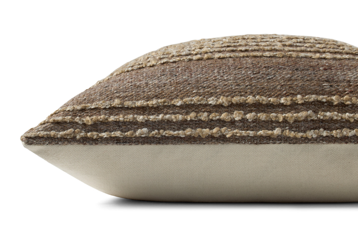 Brigette Romanek PBR0005 Brown / Natural 18'' x 18'' Cover Only Pillow