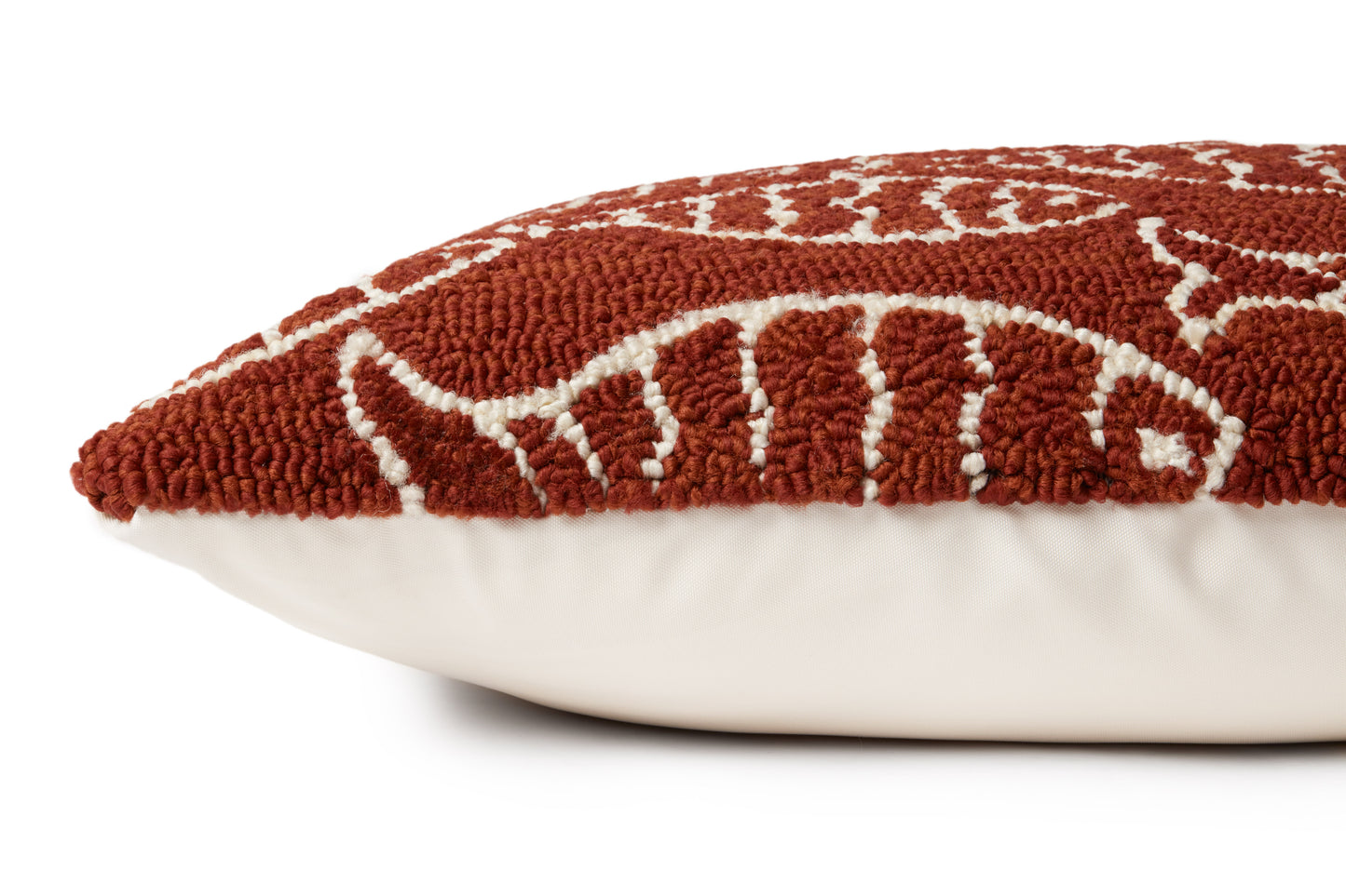 Loloi P0908 Red 16" x 26" Cover w/Down Pillow