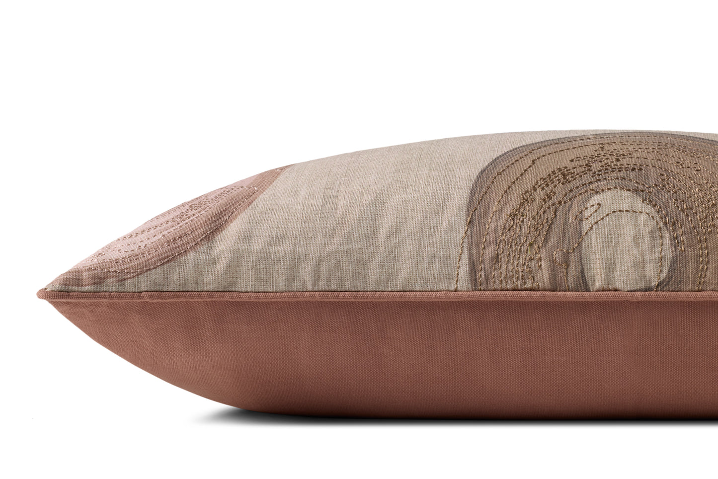 Brigette Romanek x Loloi Blush / Multi 12'' x 27'' Cover Only Pillow