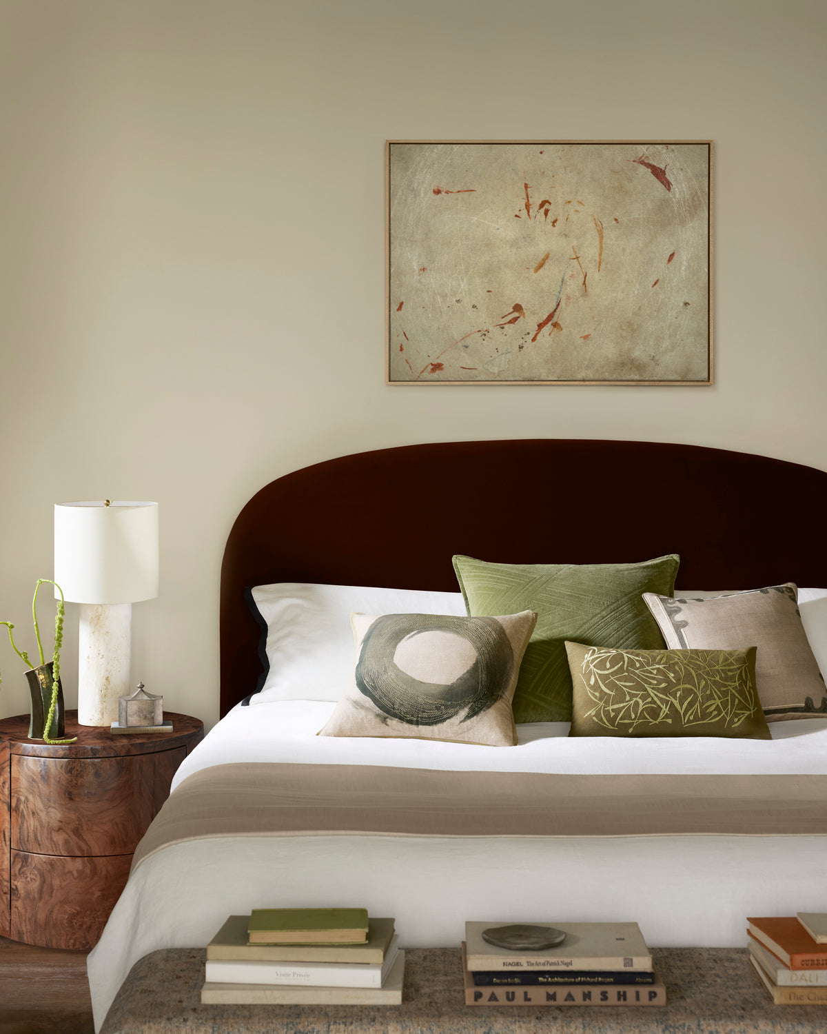 Brigette Romanek x Loloi Green 20'' x 20'' Cover w/Down Pillow