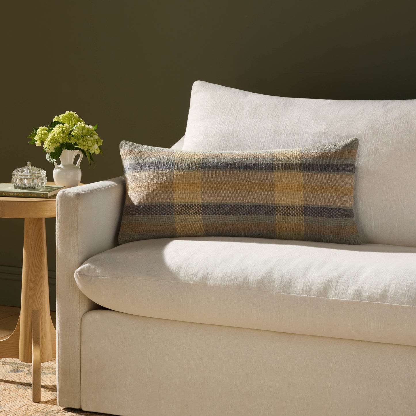 Chris Loves Julia x Loloi Andi Yellow / Blue 12'' x 27'' Cover w/Down Pillow