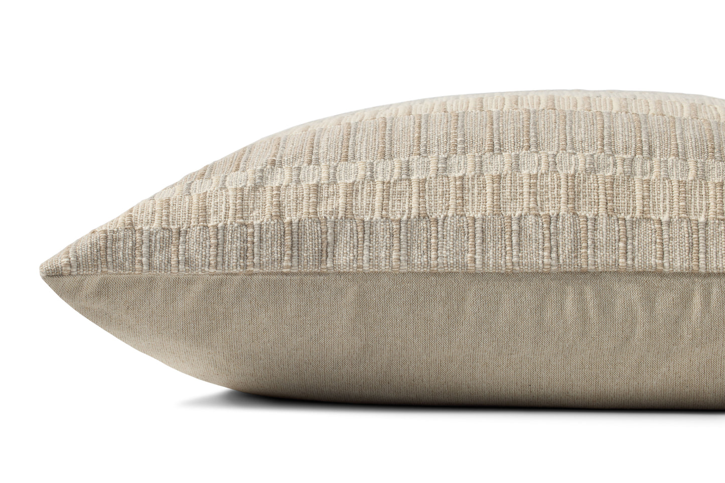 Brigette Romanek PBR0002 Natural / Ivory 22'' x 22'' Cover w/Down Pillow