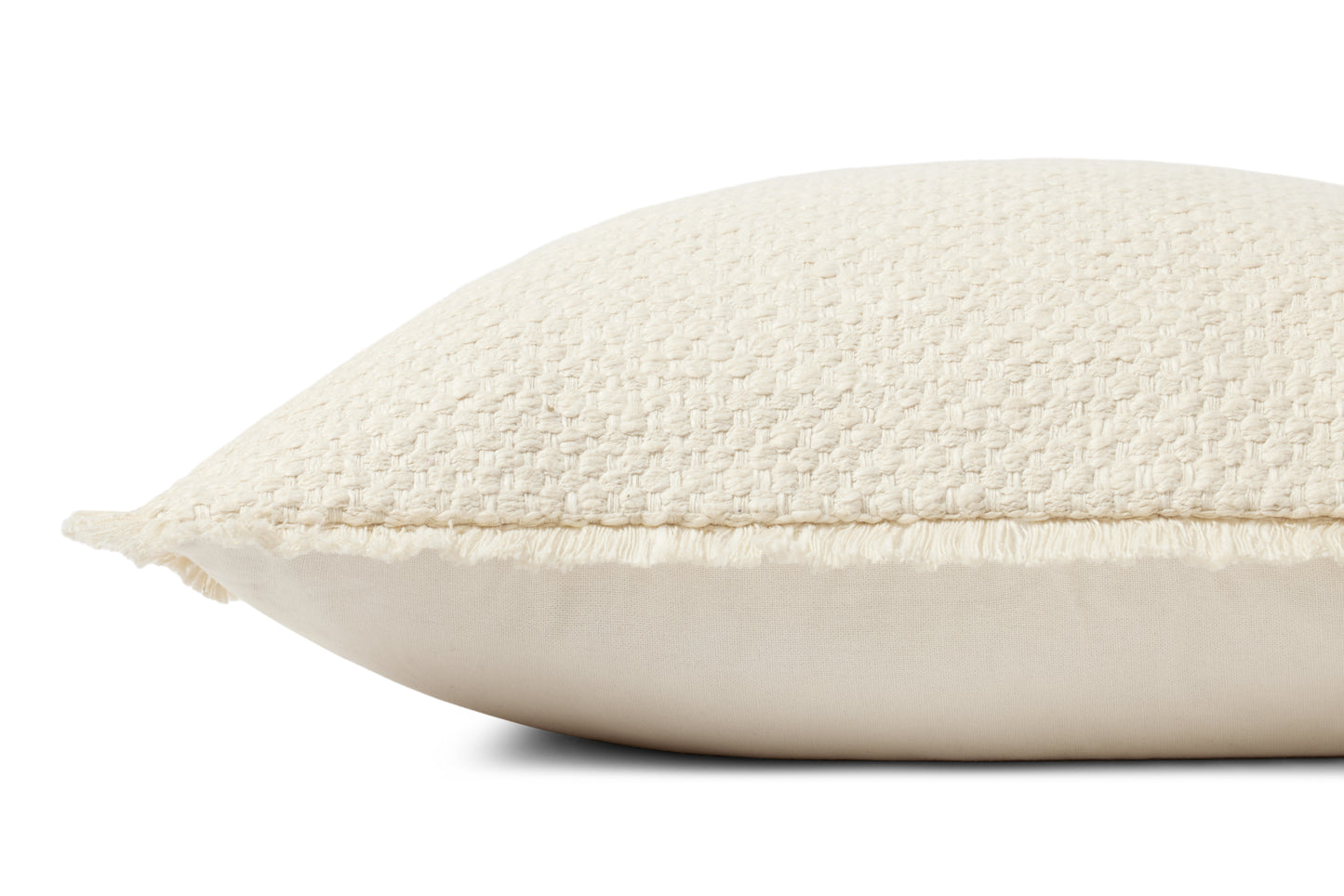 Loloi PLL0121 Ivory 22'' x 22'' Cover w/Poly Pillow