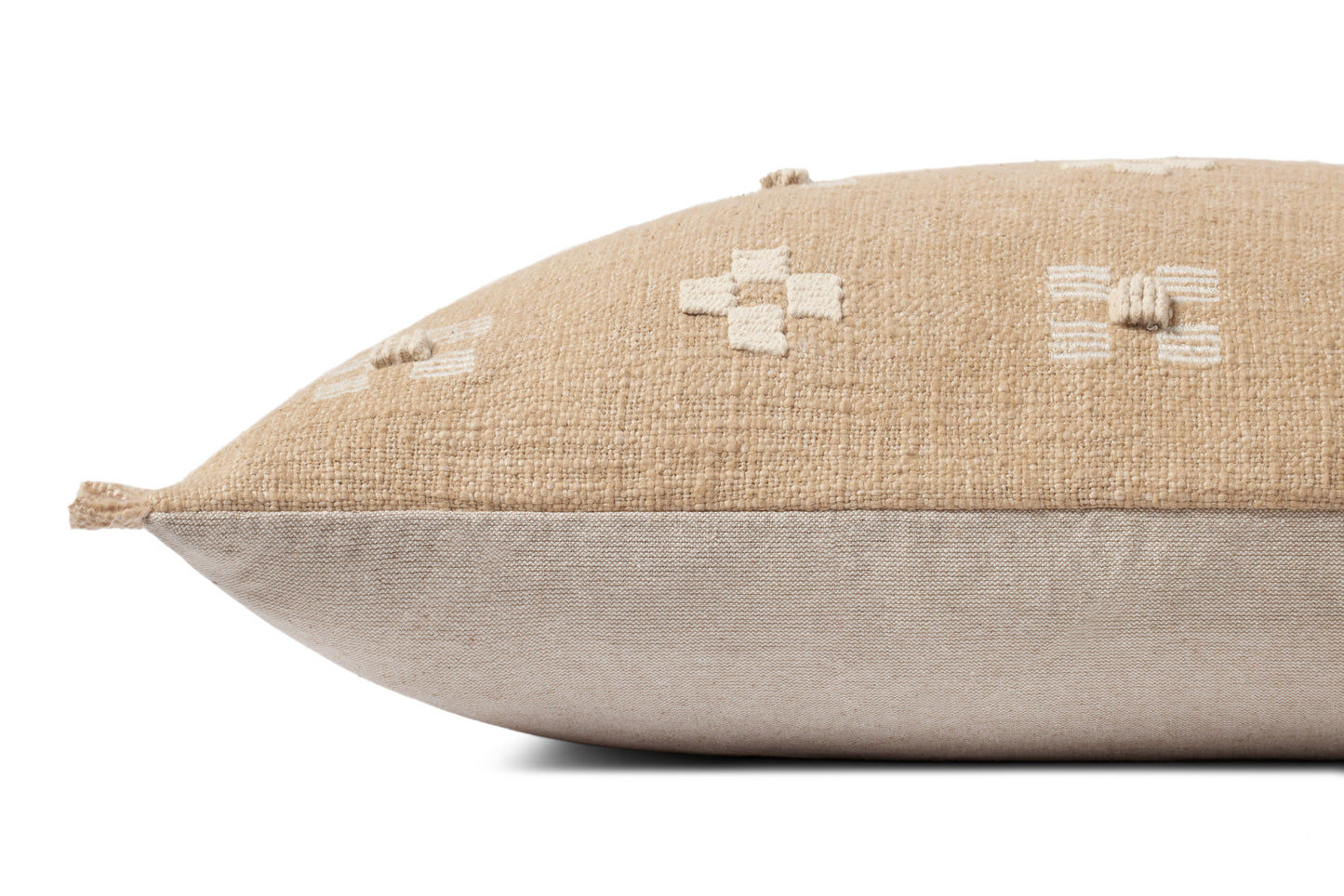 Loloi PLL0122 Natural 13'' x 21'' Cover Only Pillow