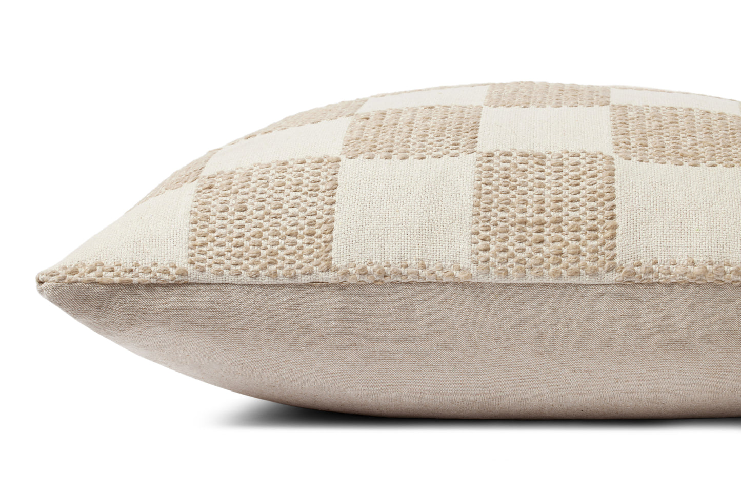 Loloi PLL0123 Beige 22'' x 22'' Cover w/Down Pillow