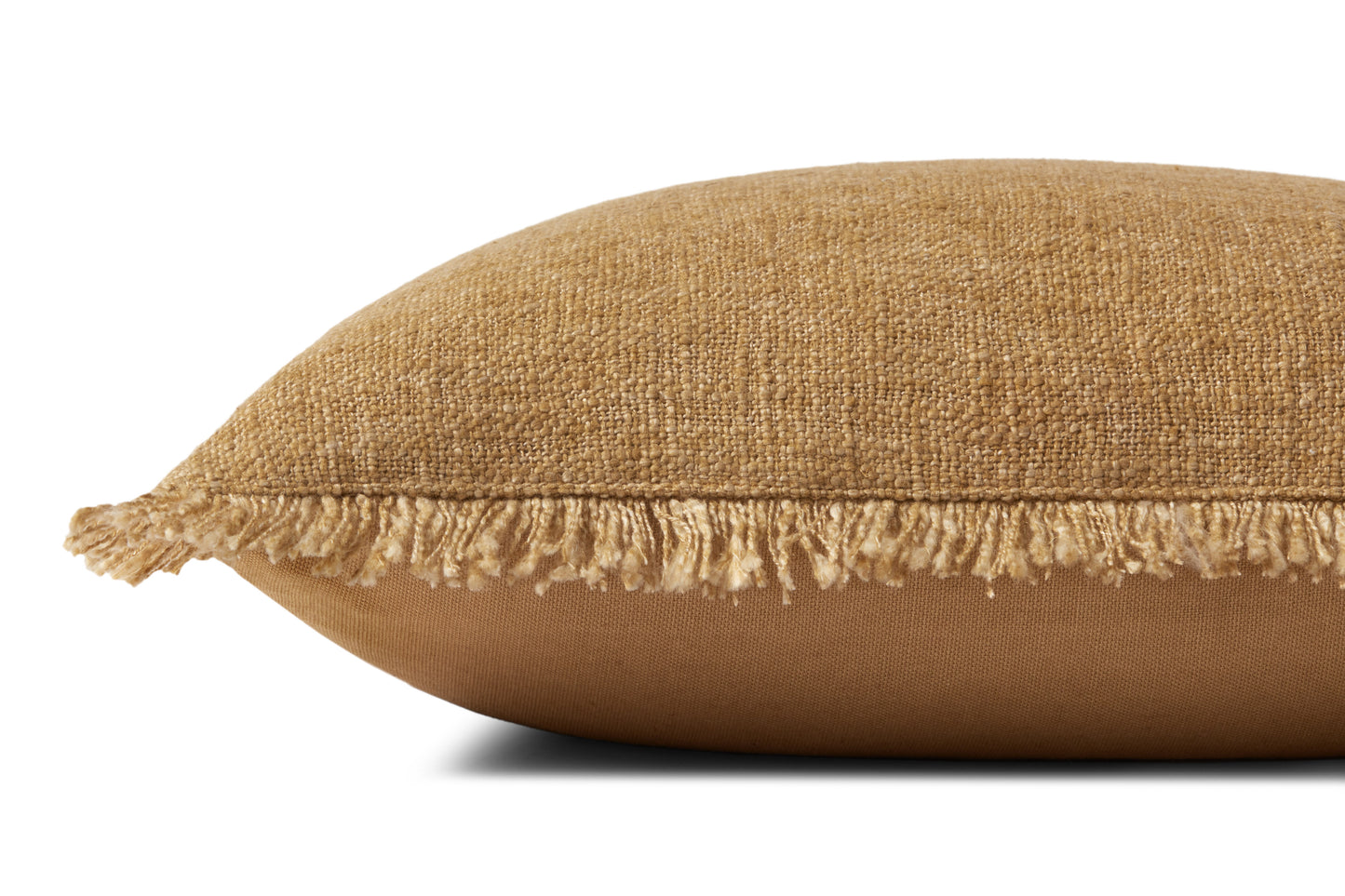 Amber Lewis x Loloi Sable PAL0033 Gold 13'' x 21'' Cover Only Pillow