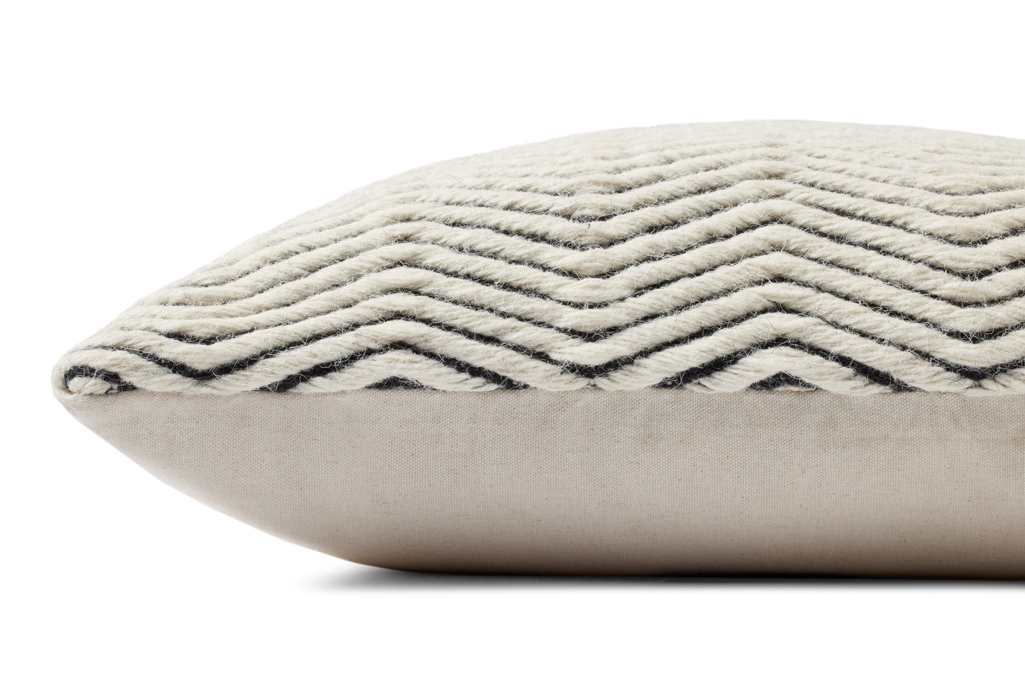 Loloi PL0120 Ivory 22'' x 22'' Cover w/Poly Pillow