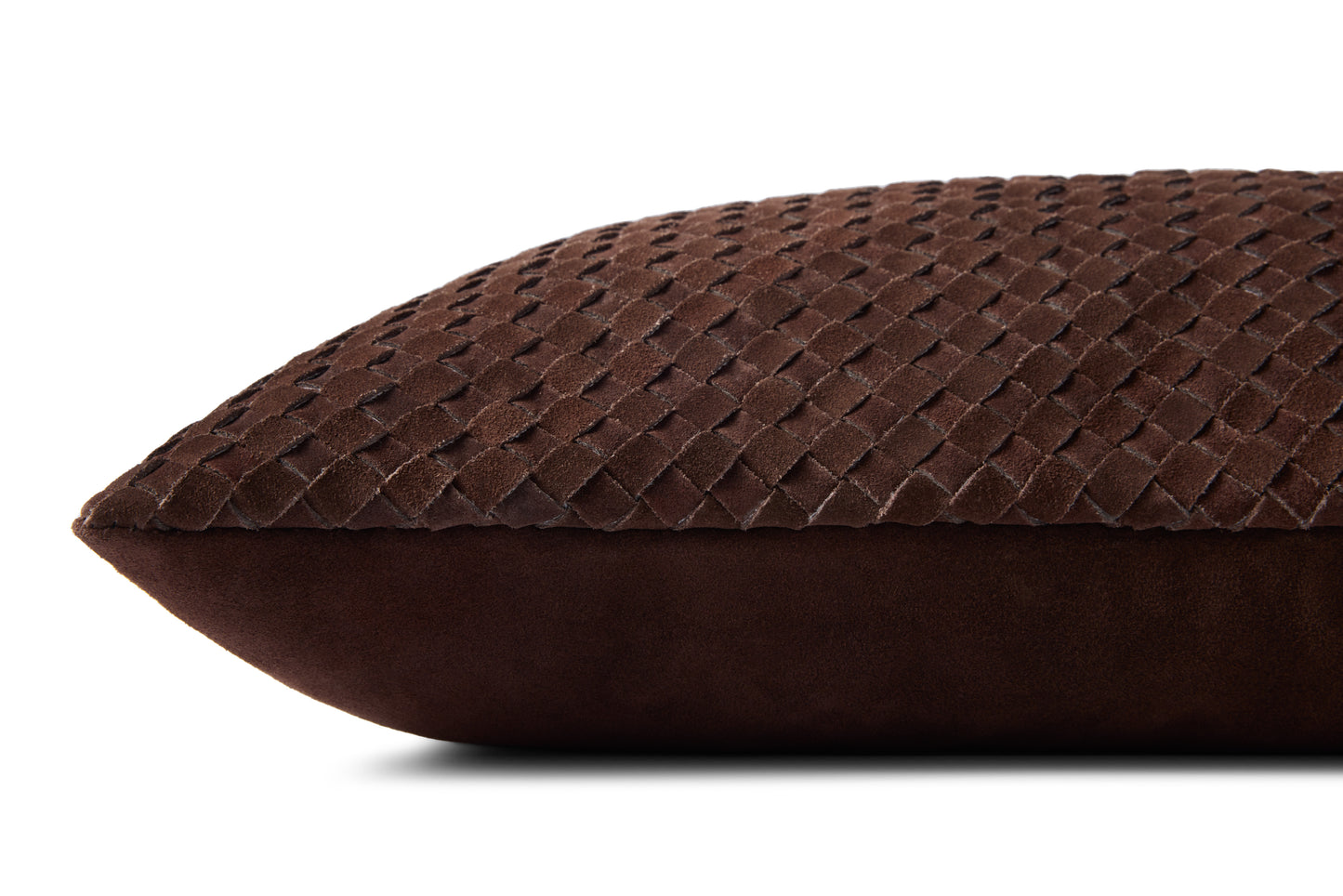 Loloi PLL0129 Brown 13'' x 21'' Cover w/Poly Pillow
