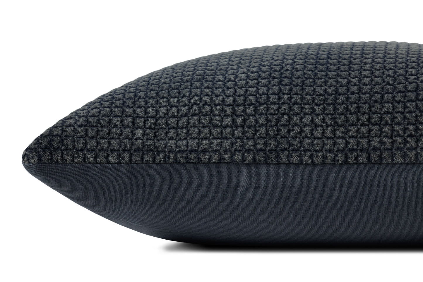 Loloi PLL0130 Dark Navy 22'' x 22'' Cover w/Down Pillow