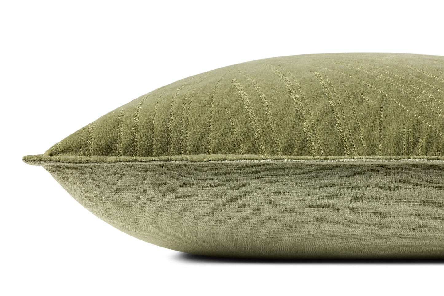 Brigette Romanek x Loloi PBR0021 Green 26'' x 26'' Cover Only Pillow