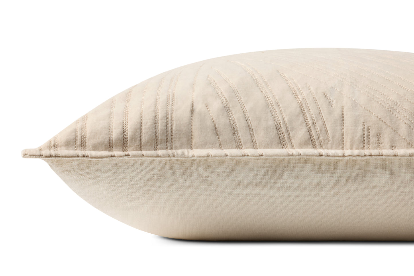 Brigette Romanek x Loloi PBR0021 Ivory 26'' x 26'' Cover Only Pillow