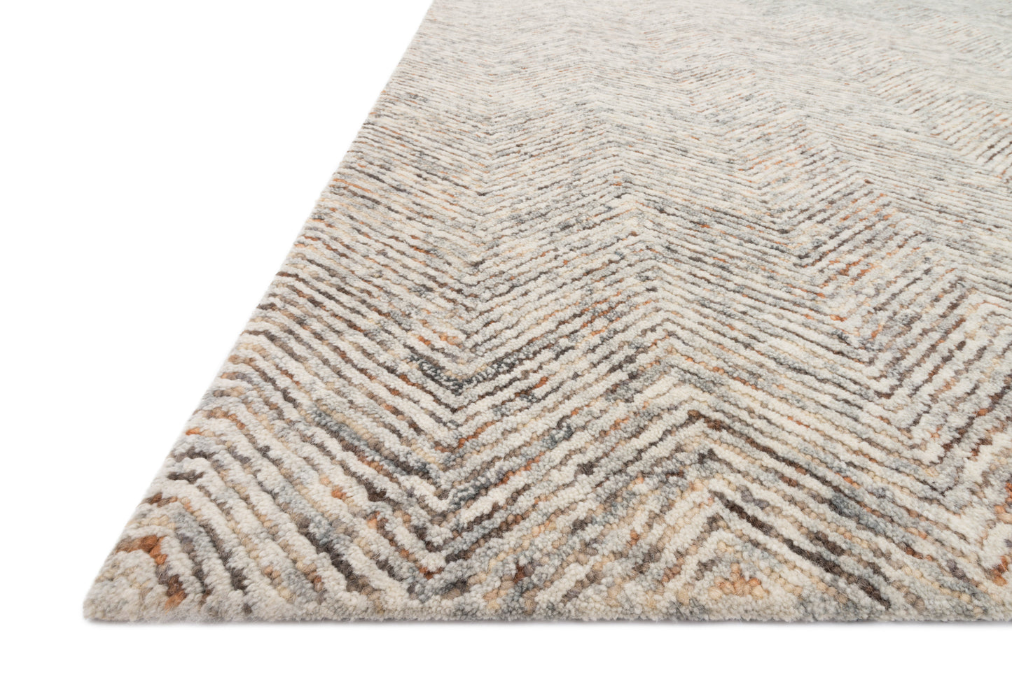 Loloi Peregrine Lt Grey / Multi 18" x 18" Sample Rug