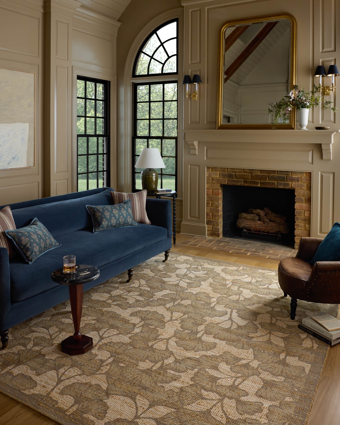 Chris Loves Julia x Loloi Rue Olive / Sage 9'-3" x 13' Area Rug