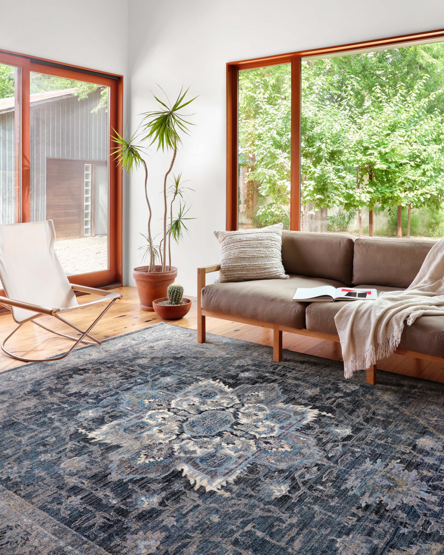 Loloi Samra Denim / Grey 9'-6" x 13'-1" Area Rug