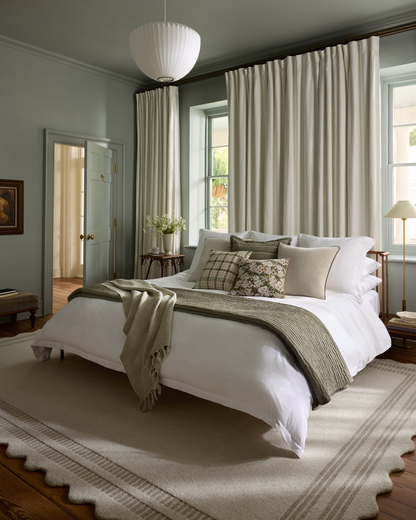 Chris Loves Julia x Loloi Scottie Ivory / Grey 8'-6" x 11'-6" Area Rug