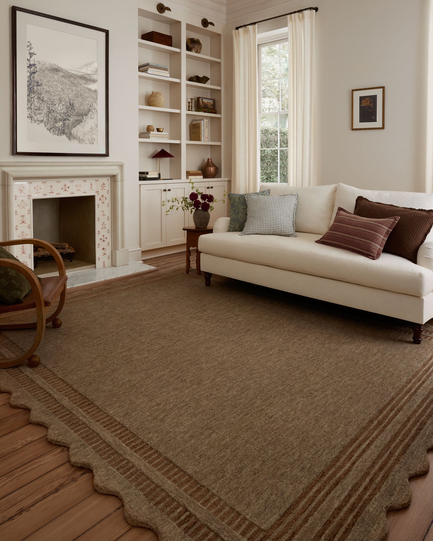 Chris Loves Julia x Loloi Scottie Mocha / Clay 9'-3" x 13' Area Rug
