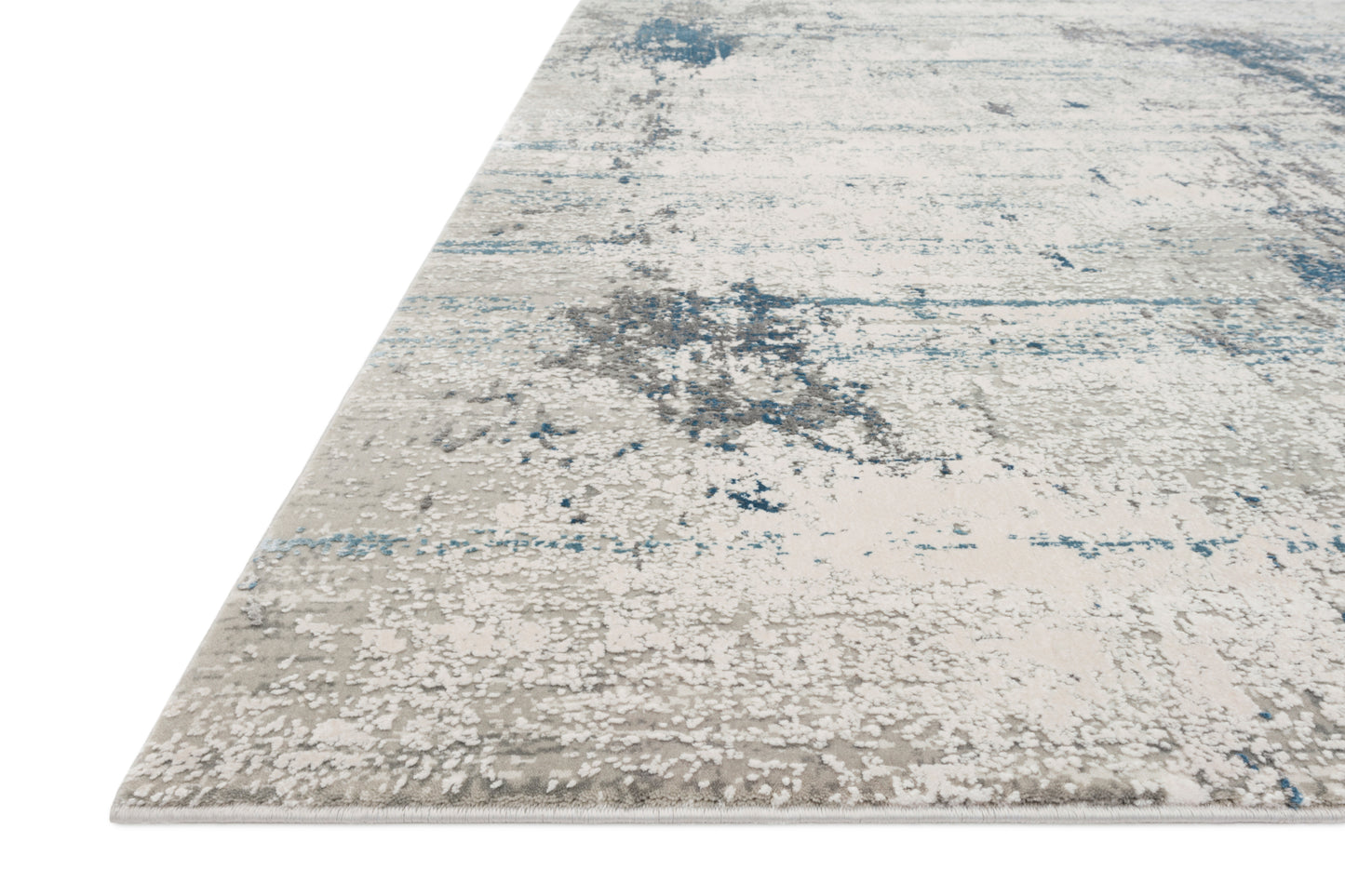 Loloi Sienne Ivory / Ocean 2'-7" x 8'-0" Runner Rug