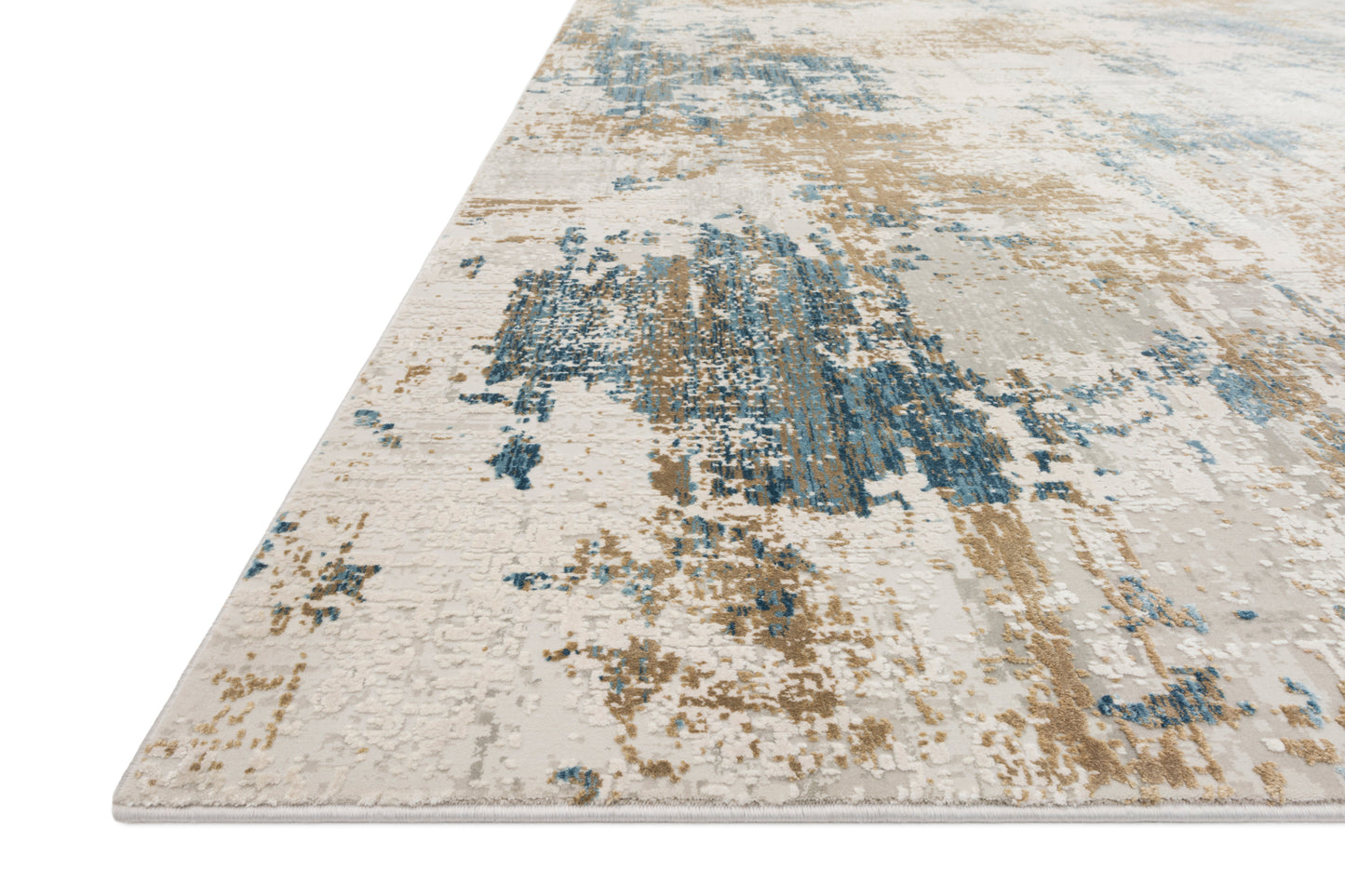 Loloi Sienne Ivory / Gold 2'-7" x 8'-0" Runner Rug