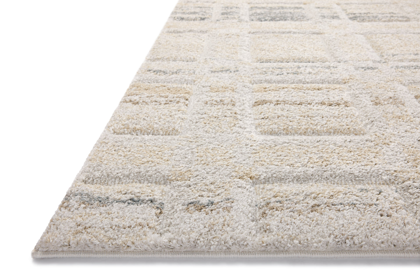 Loloi Silas Bone / Multi 18" x 18" Sample Rug