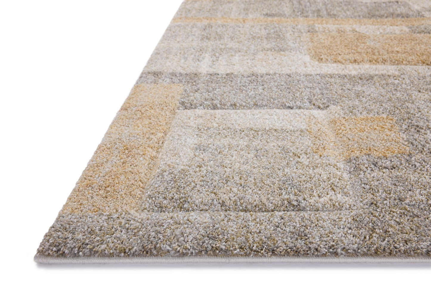Loloi Silas Stone / Wheat 3'-7" x 5'-7" Accent Rug
