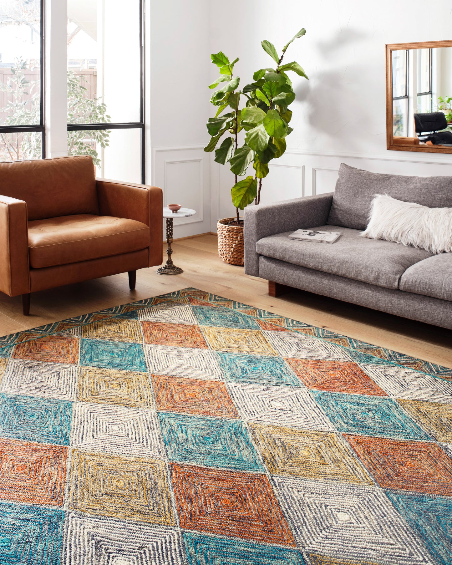 Loloi Spectrum Sunset / Ocean 8'-6" x 12' Area Rug