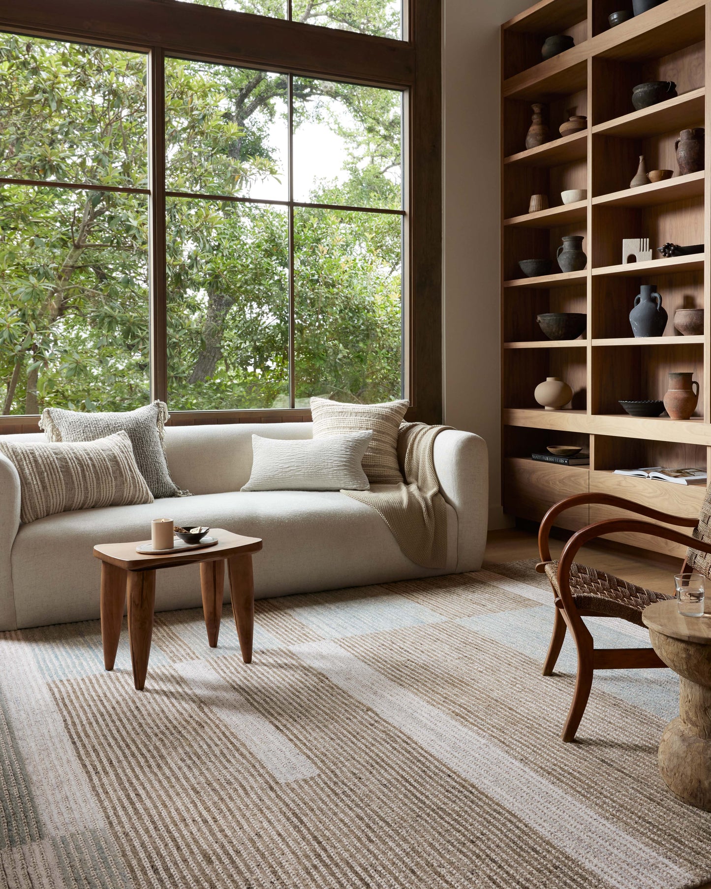 Loloi Stiles Tobacco / Lagoon 8'-6" x 11'-6" Area Rug