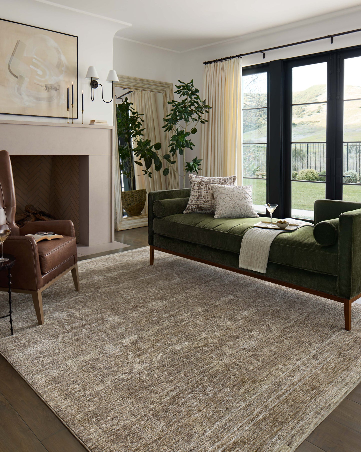 Loloi Tabitha Taupe / Pebble 7'-10" x 10' Area Rug
