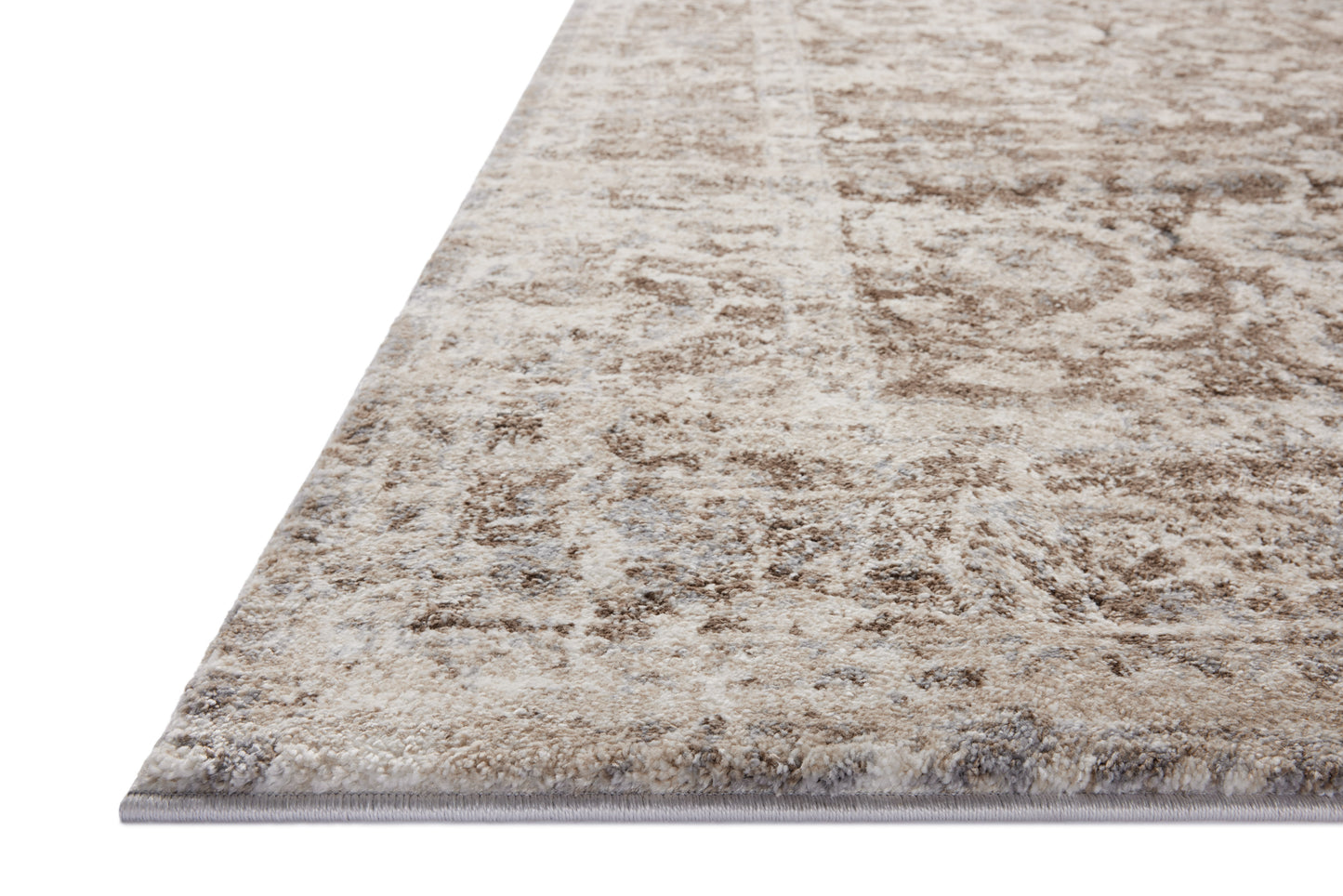 Loloi Theory Mocha / Natural 5'-3" x 7'-8" Area Rug