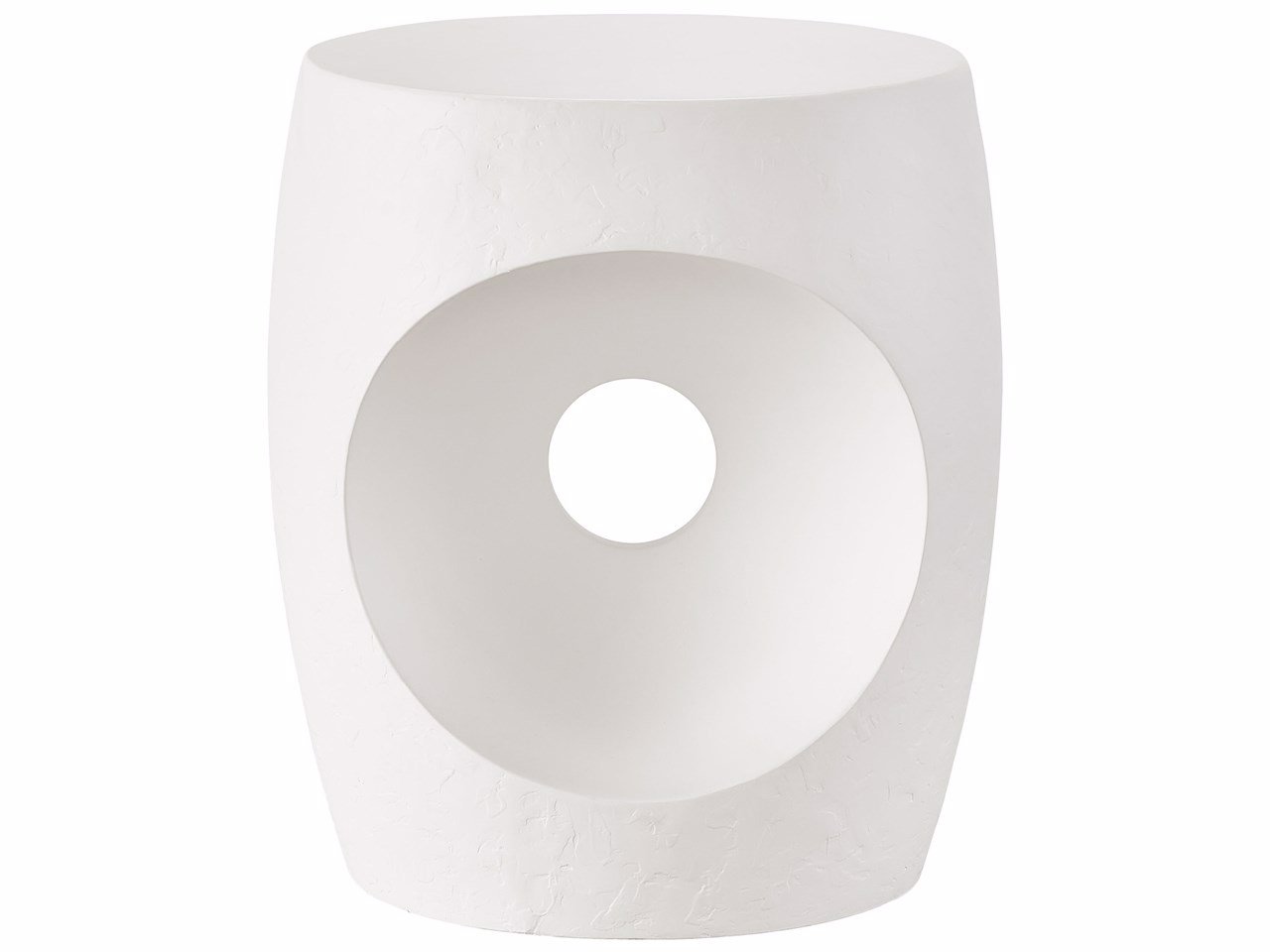 Canyo Oval Textured Accent Table - Thumbnail 2