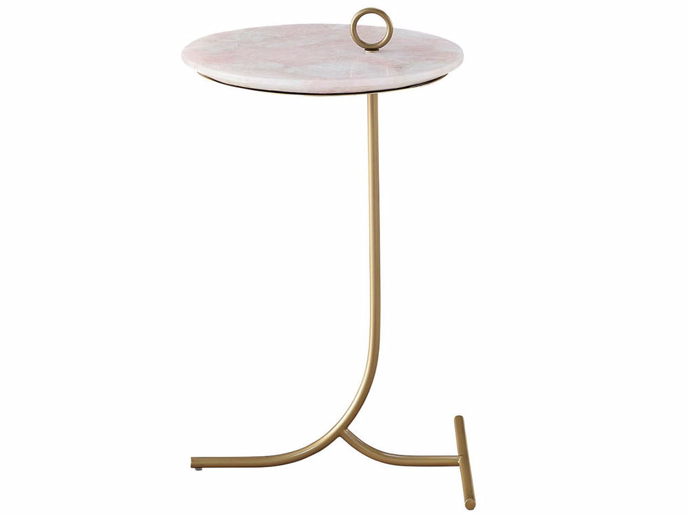 Rose Quartz Accent Table